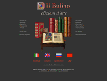 Tablet Screenshot of ilbulinoedizionidarte.it